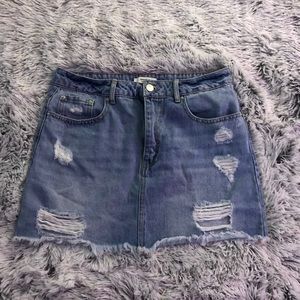 jean skirt